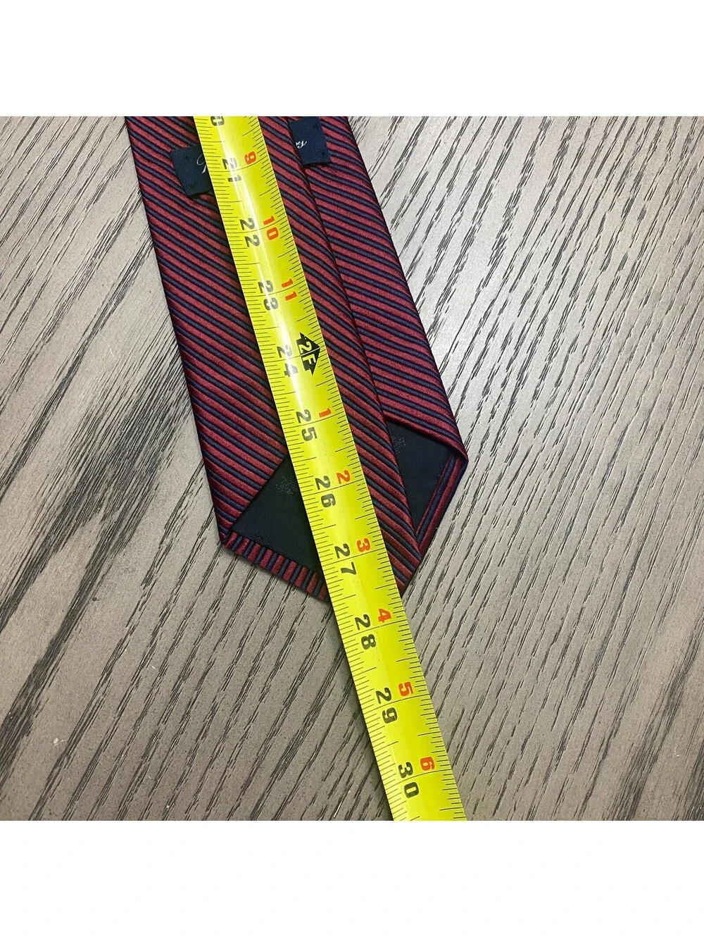 Brooks Brothers Makers Necktie Red Blue Repp Stripe Pure Silk Tie USA England